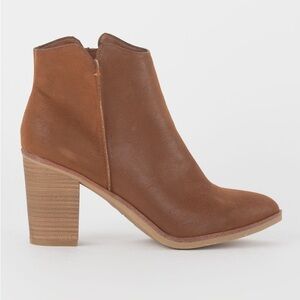MIA Patton Brown Leather Ankle Booties